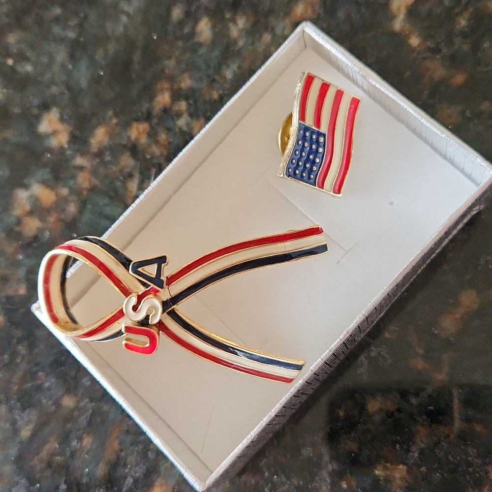 USA brooch AND Pin Set - Picture 4 of 4